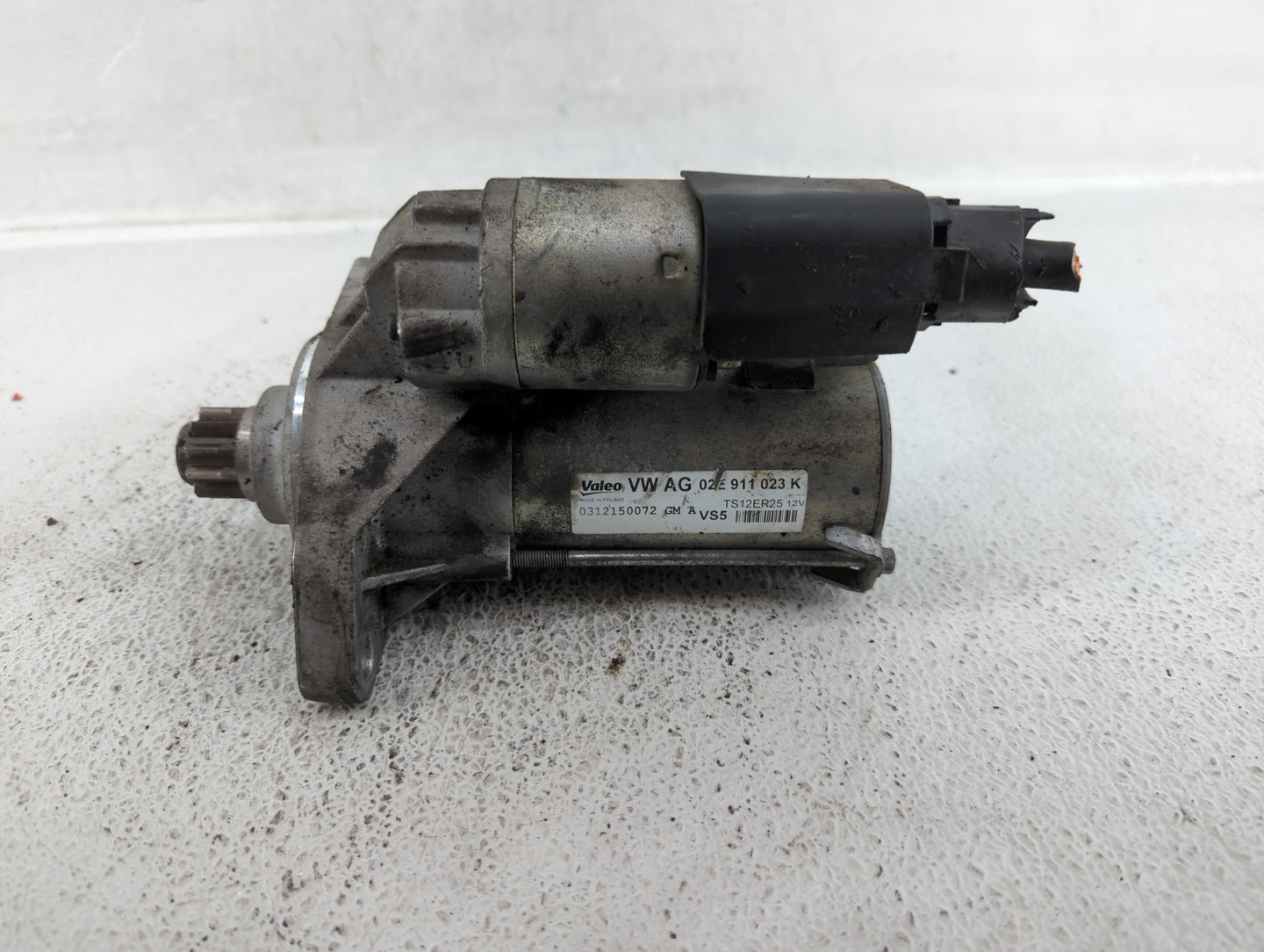 2011-2018 Volkswagen Tiguan Car Starter Motor Solenoid OEM P/N:02E 911 023 K 02M 911 021 B Fits OEM Used Auto Parts - Oemuse