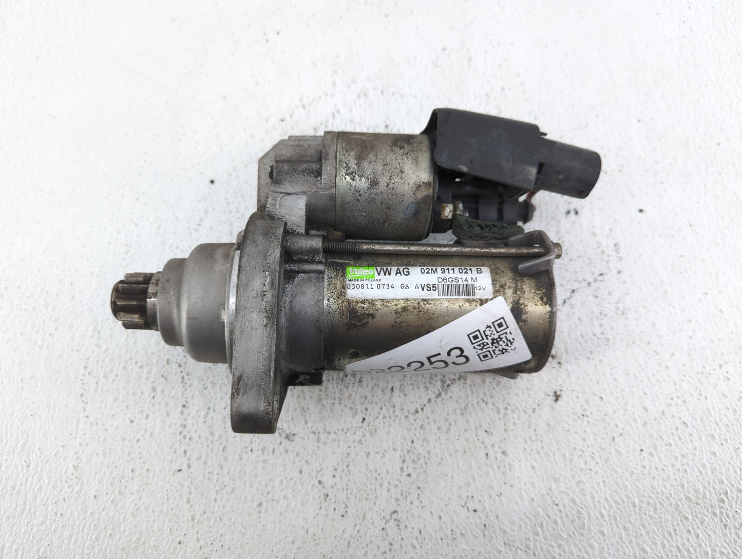 2011-2018 Volkswagen Tiguan Car Starter Motor Solenoid OEM P/N:02E 911 023 K 02M 911 021 B Fits OEM Used Auto Parts - Oemuse