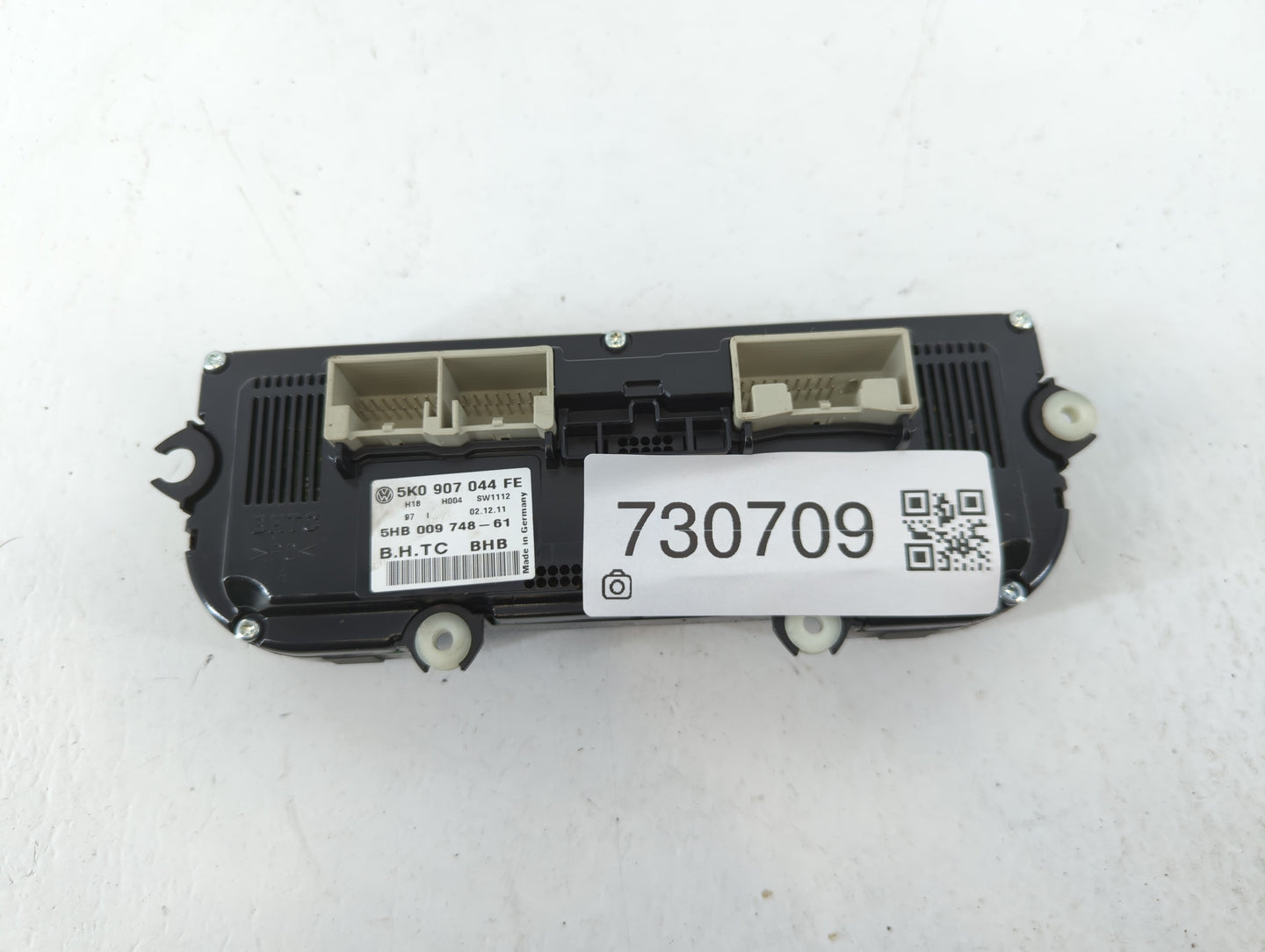 2012 Volkswagen Tiguan Climate Control Module Temperature AC/Heater Replacement P/N:5K0 907 044 FE Fits OEM Used Auto Parts 