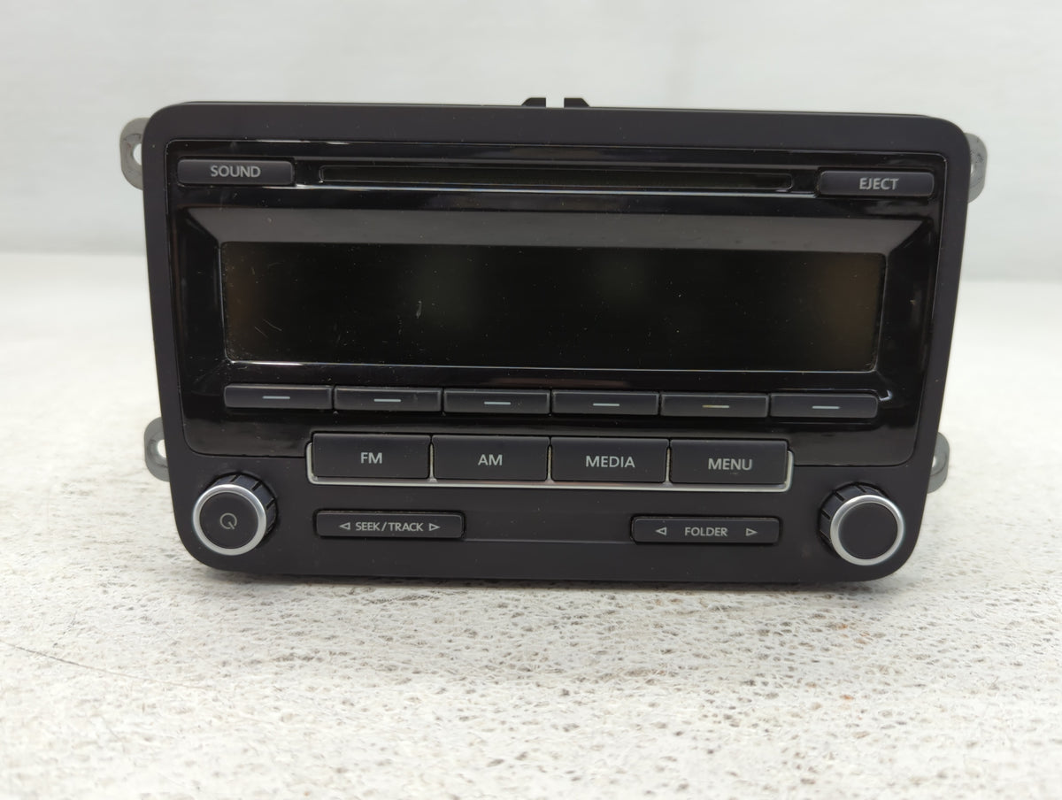 2009-2017 Volkswagen Tiguan Am Fm Cd Player Radio Receiver 744302 - Oemusedautoparts1.com