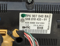 2011-2012 Volkswagen Touareg Climate Control Module Temperature AC/Heater Replacement P/N:7P6 907 040 BA Fits Fits 2011 2012