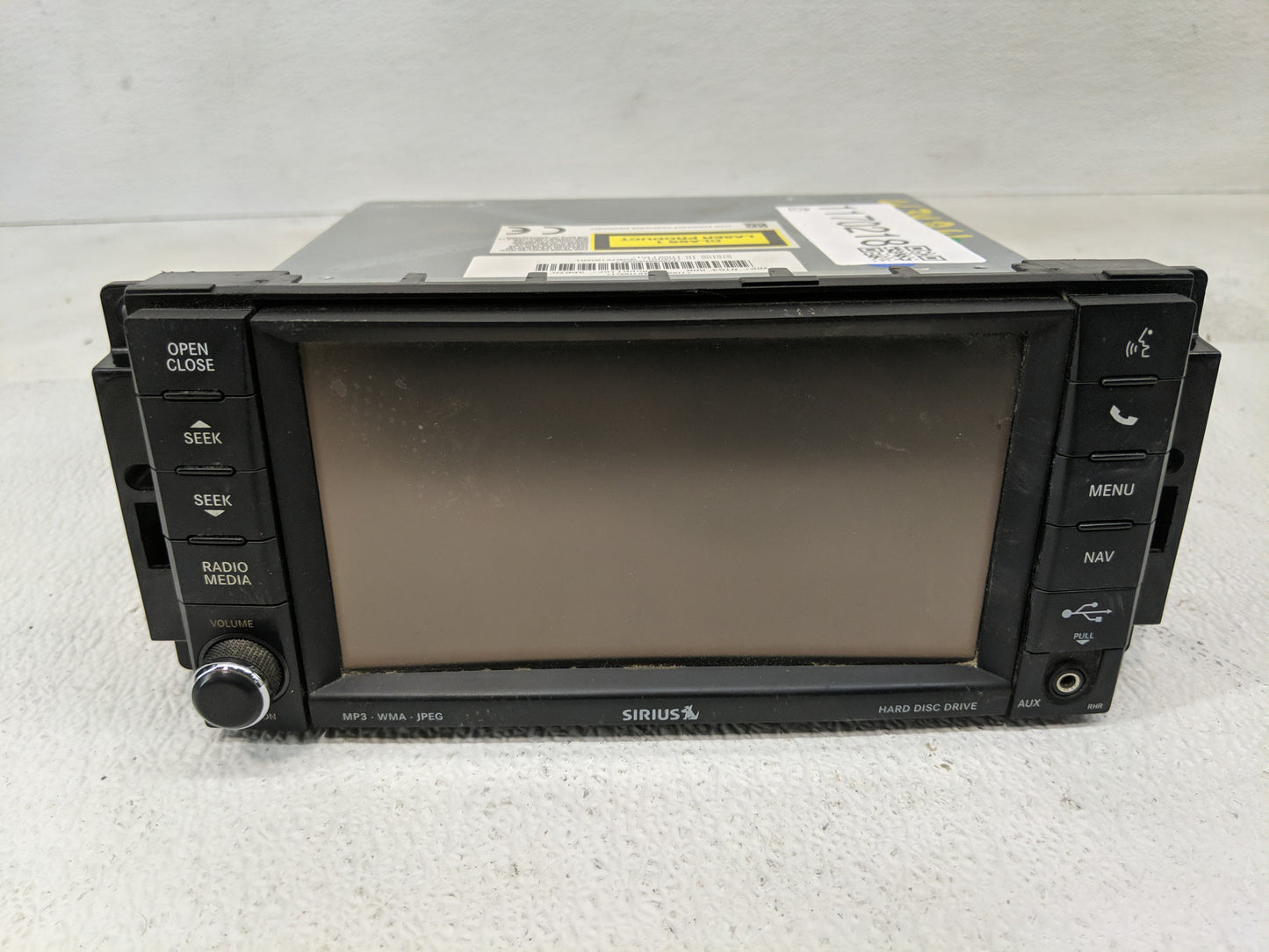 2012 Volkswagon Routan Radio AM FM Cd Player Receiver Replacement P/N:P68089030AF P05064843AG Fits Fits 2013 2014 OEM Used A