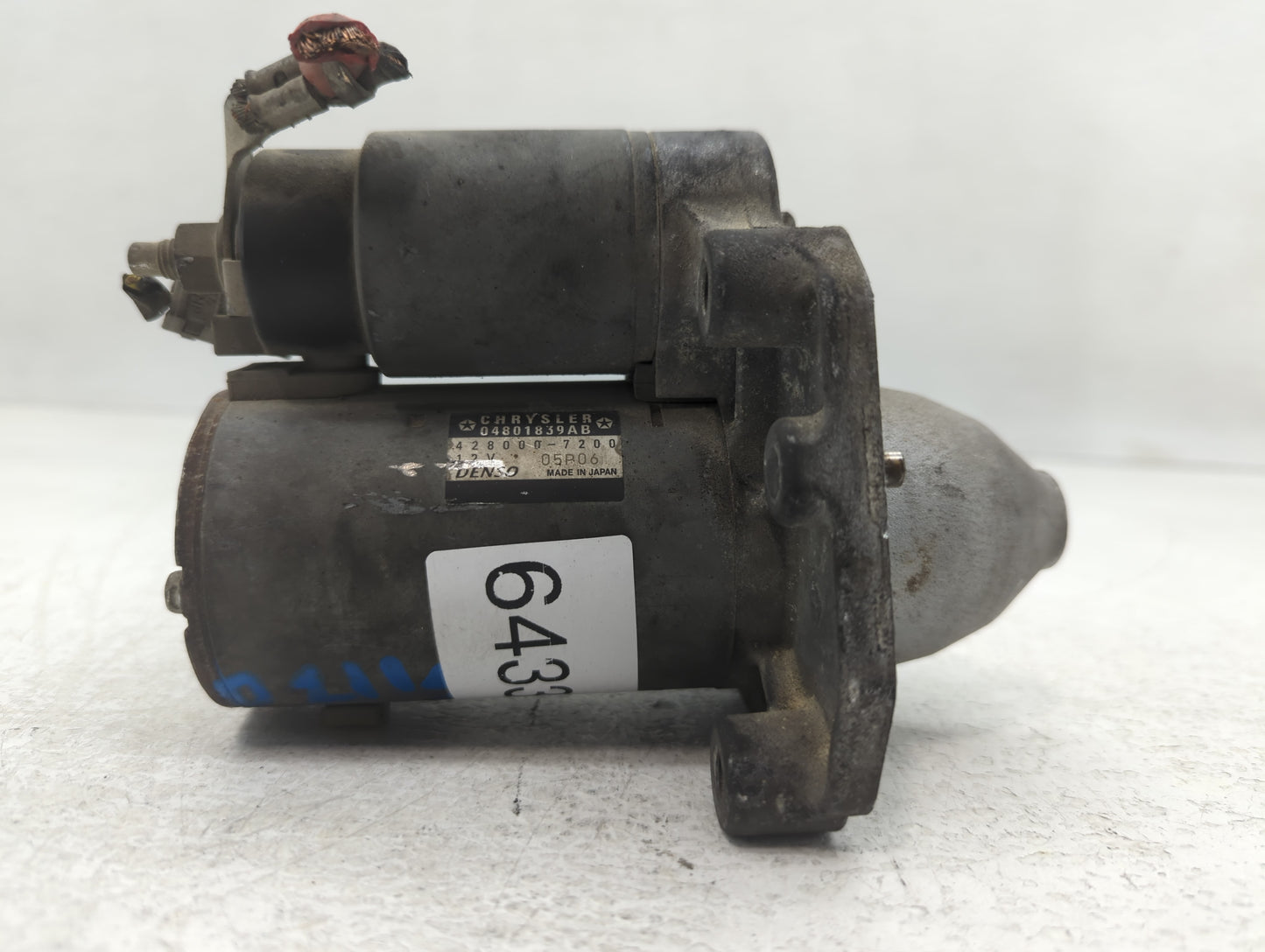 2012 Volkswagon Routan Car Starter Motor Solenoid OEM P/N:04801839AB 428000-7200 Fits OEM Used Auto Parts - Oemusedautoparts
