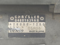 2012 Volkswagon Routan Car Starter Motor Solenoid OEM P/N:04801839AB 428000-7200 Fits OEM Used Auto Parts - Oemusedautoparts