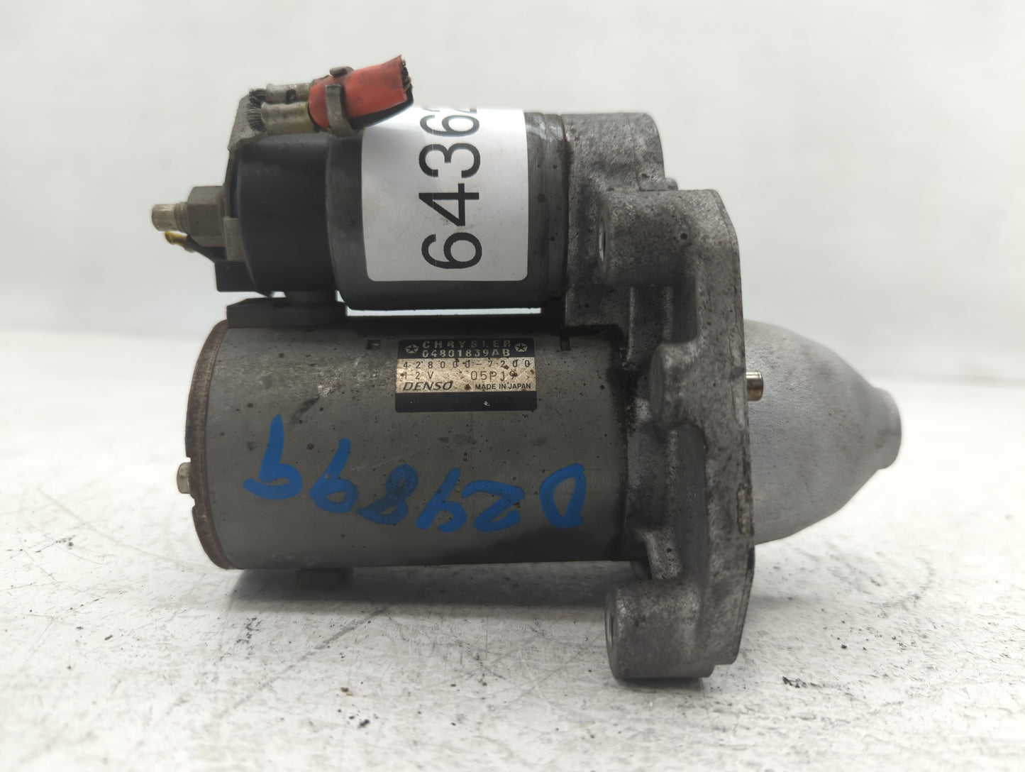 2012 Volkswagon Routan Car Starter Motor Solenoid OEM P/N:04801839AB 428000-7200 Fits OEM Used Auto Parts - Oemusedautoparts