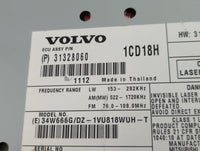 2009-2013 Volvo C70 Radio AM FM Cd Player Receiver Replacement P/N:31328060 1CD18H Fits Fits 2009 2010 2011 2012 2013 OEM Us