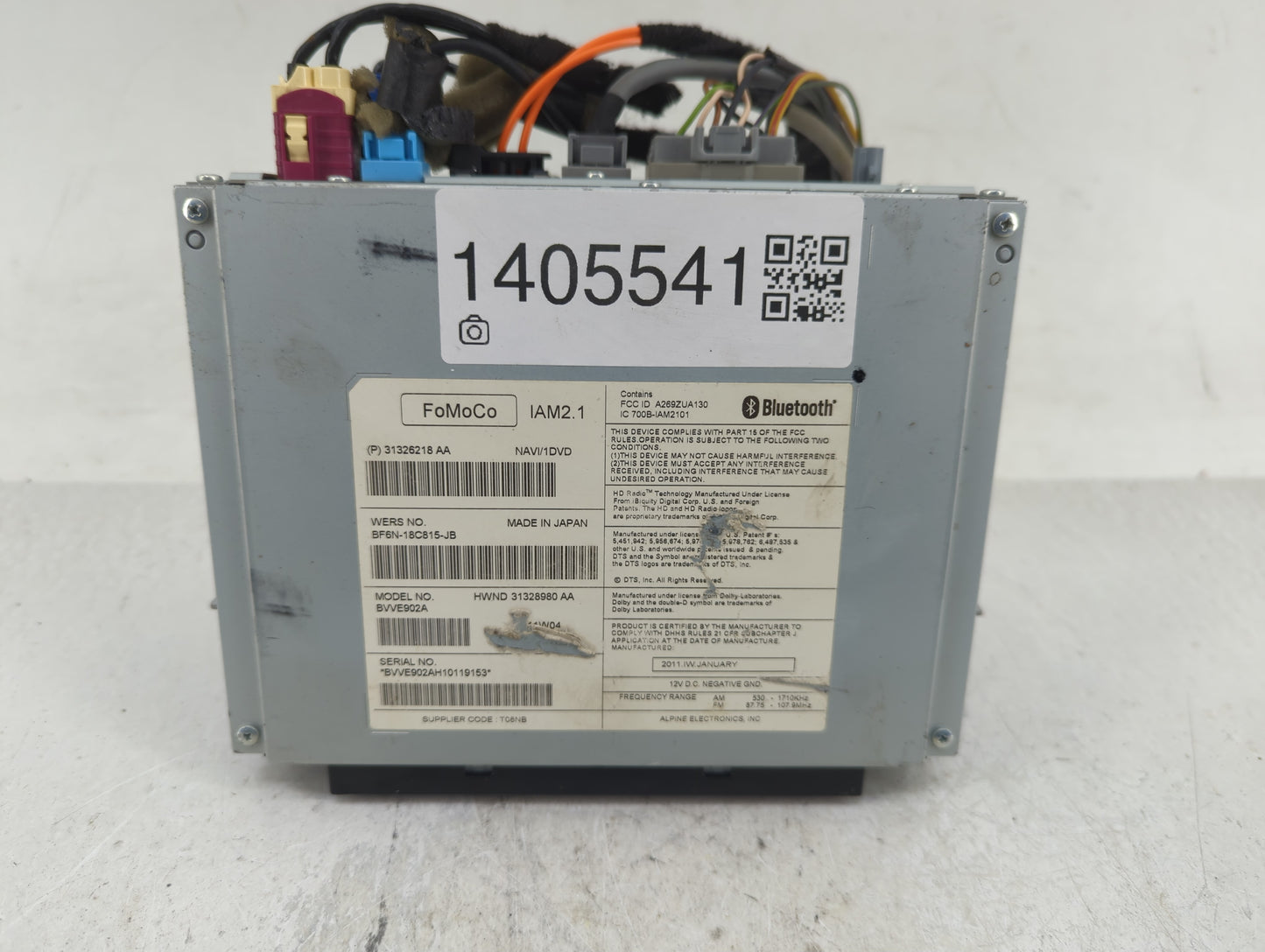 2011-2013 Volvo S60 Radio AM FM Cd Player Receiver Replacement P/N:31326218 AA Fits Fits 2011 2012 2013 2014 2015 OEM Used A