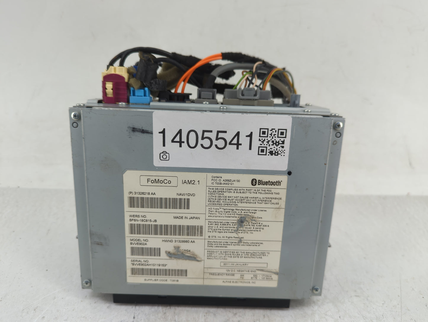2011-2013 Volvo S60 Radio AM FM Cd Player Receiver Replacement P/N:31326218 AA Fits Fits 2011 2012 2013 2014 2015 OEM Used A