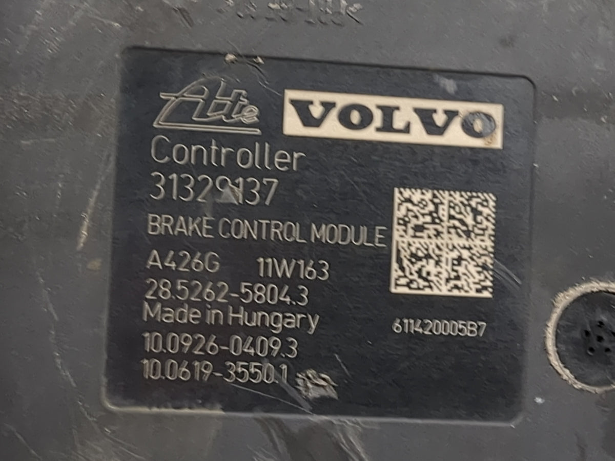 2011-2016 Volvo S60 Anti-Lock Brake ABS Pump Module Actuator OEM P/N:31329137 28.5262-5804.3 Fits OEM Used Auto Parts - Oemu
