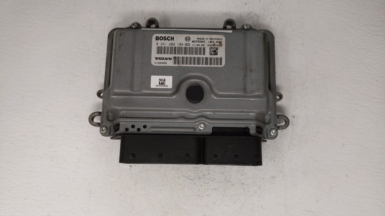 2012 Volvo S60 PCM Engine Control Computer ECU ECM PCU OEM P/N:0 261 209 108 31286086, 1343 0003 Fits OEM Used Auto Parts - 