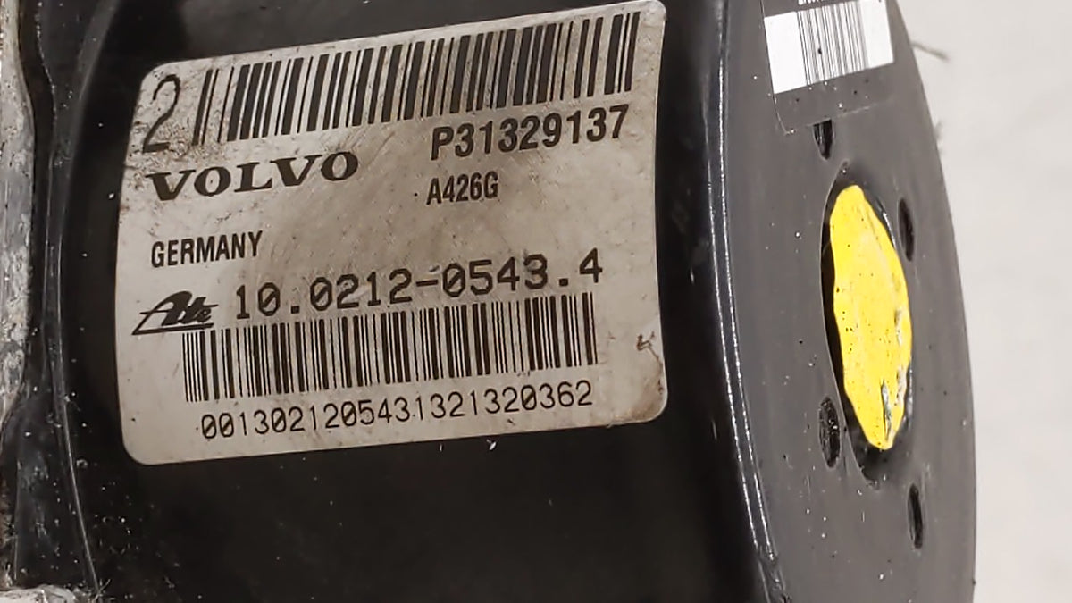 2011-2016 Volvo S60 Anti-Lock Brake ABS Pump Module Actuator OEM P/N:P31400101 P31400544 Fits Fits 2011 2012 2013 2014 2015 