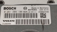 2012 Volvo S60 PCM Engine Control Computer ECU ECM PCU OEM P/N:0 261 209 108 31286086, 1343 0003 Fits OEM Used Auto Parts - 