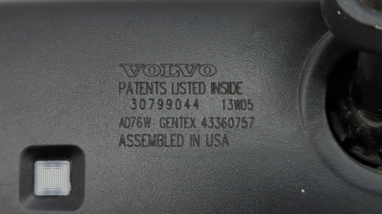 2011-2013 Volvo S60 Interior Rear View Mirror Replacement OEM P/N:31723396 30799046 Fits Fits 2011 2012 2013 OEM Used Auto P