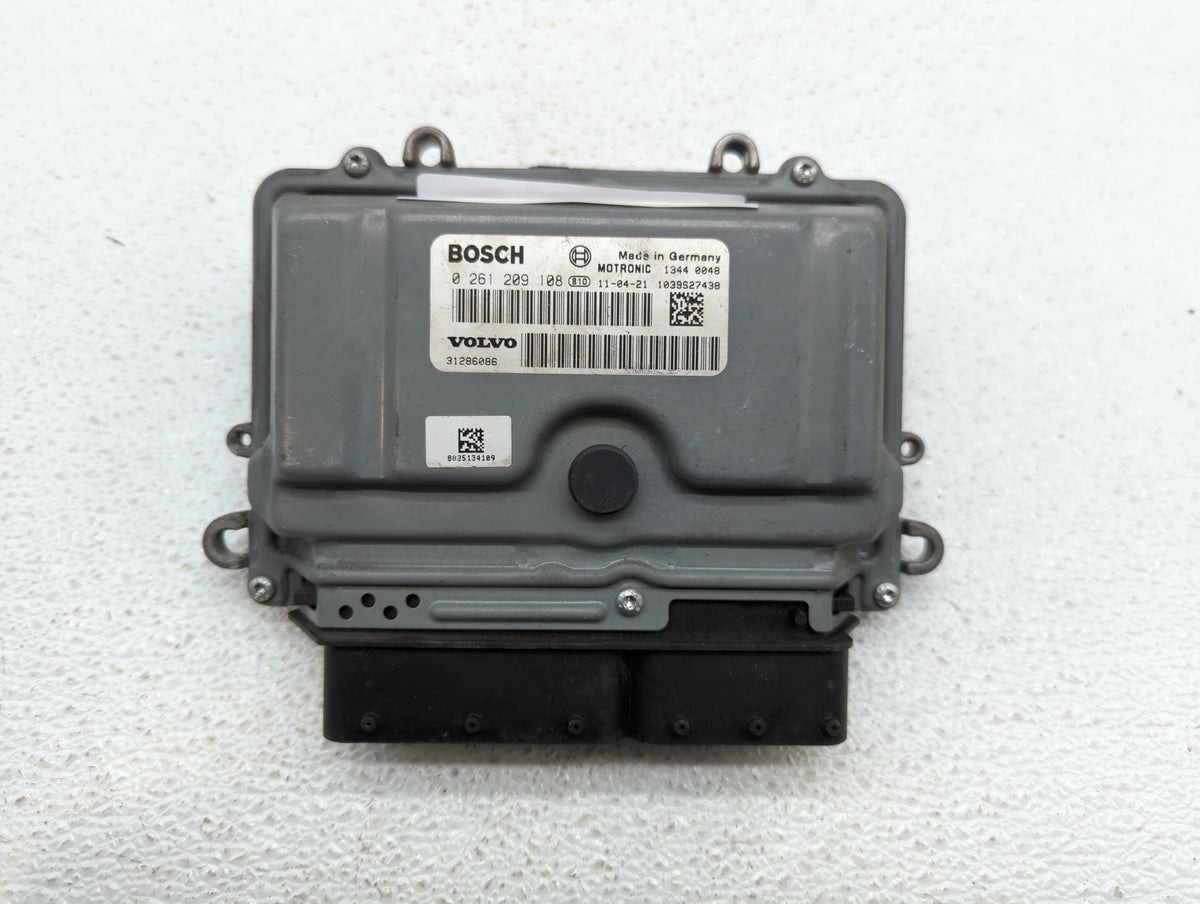 2012 Volvo S60 PCM Engine Control Computer ECU ECM PCU OEM P/N:0 261 209 563 0 261 209 108, 31286086, 1343 0003 OEM Used Aut