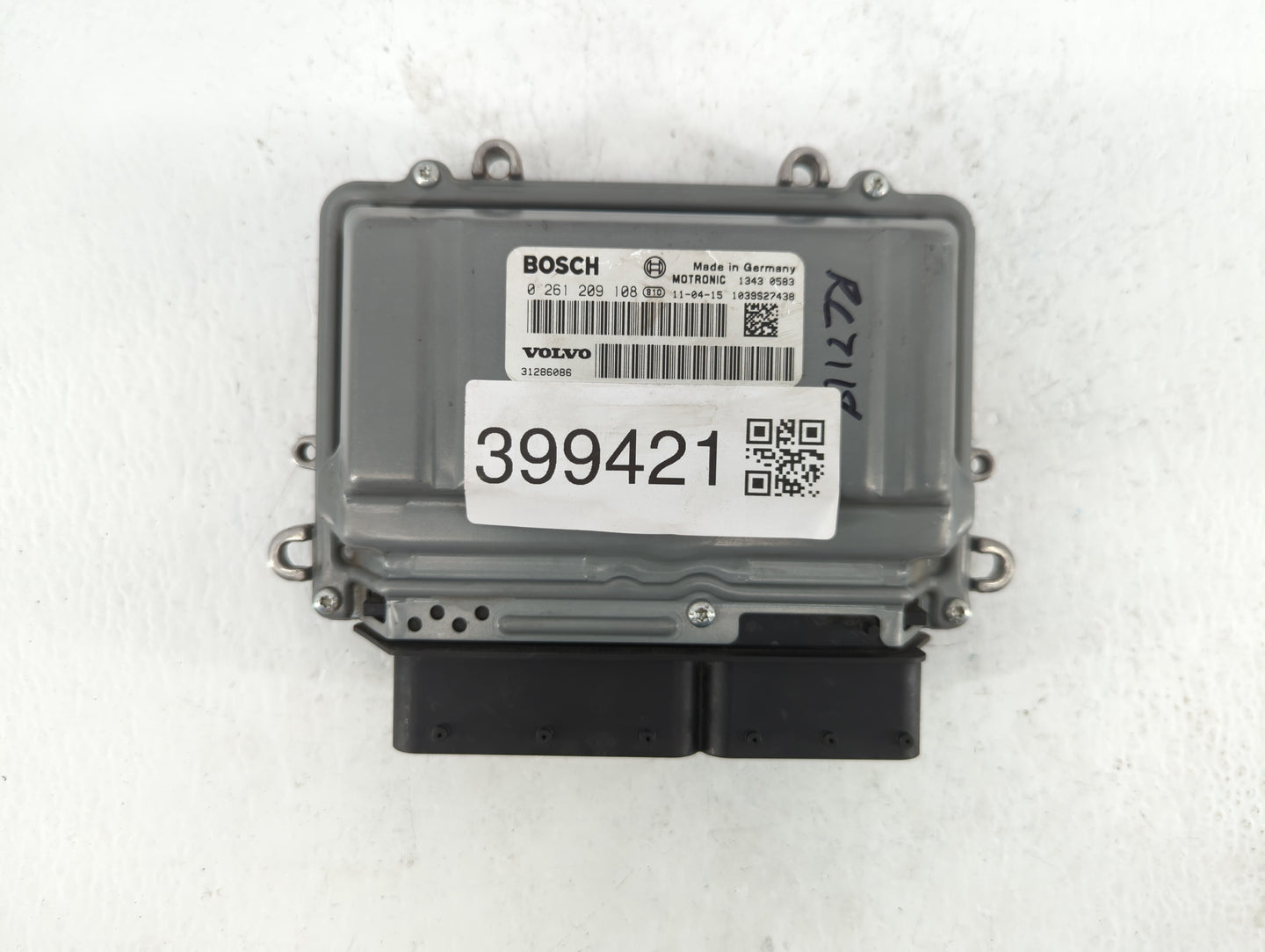 2012 Volvo S60 PCM Engine Control Computer ECU ECM PCU OEM P/N:1343 0583 1344 0798, 0 261 209 563, 0 261 209 108, 31286086 F
