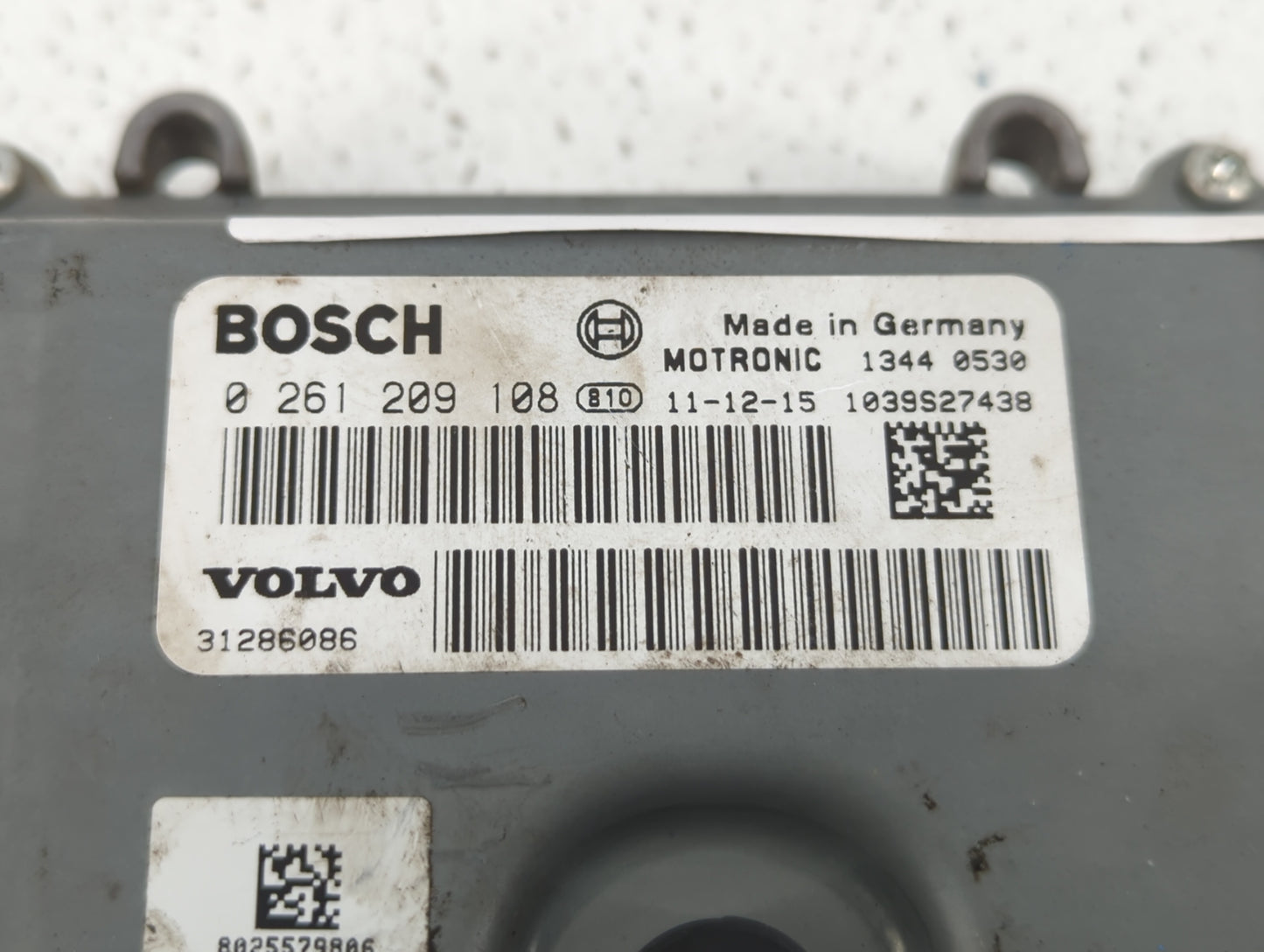 2012 Volvo S60 PCM Engine Control Computer ECU ECM PCU OEM P/N:1344 0576 1344 0798, 0 261 209 563, 0 261 209 108, 1343 0003 