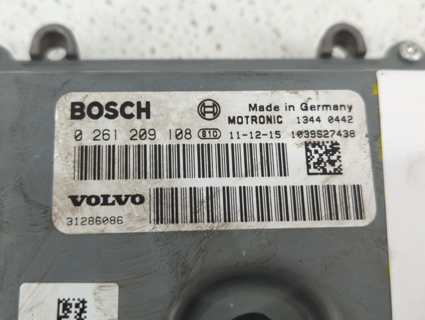 2012 Volvo S60 PCM Engine Control Computer ECU ECM PCU OEM P/N:1344 0576 1344 0798, 0 261 209 563, 0 261 209 108, 1343 0003 