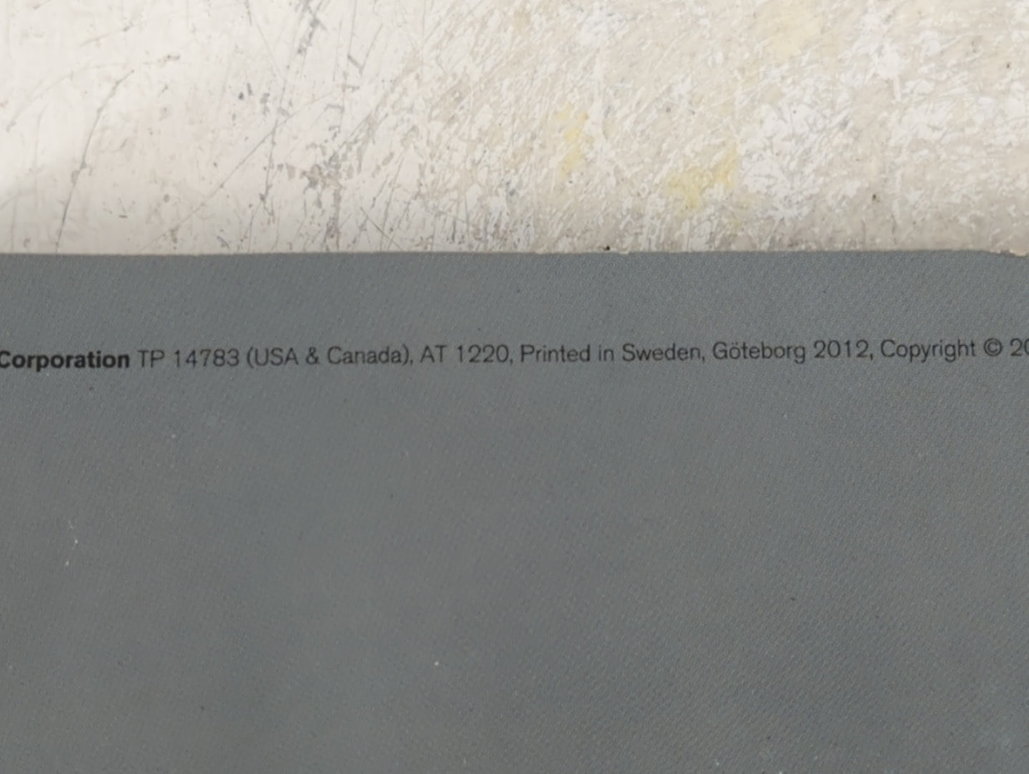 2012 Volvo S60 Owners Manual Book Guide OEM Used Auto Parts - Oemusedautoparts1.com