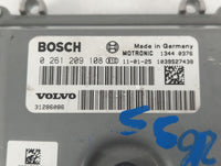 2012 Volvo S60 PCM Engine Control Computer ECU ECM PCU OEM P/N:0 261 209 108 Fits OEM Used Auto Parts - Oemusedautoparts1.co