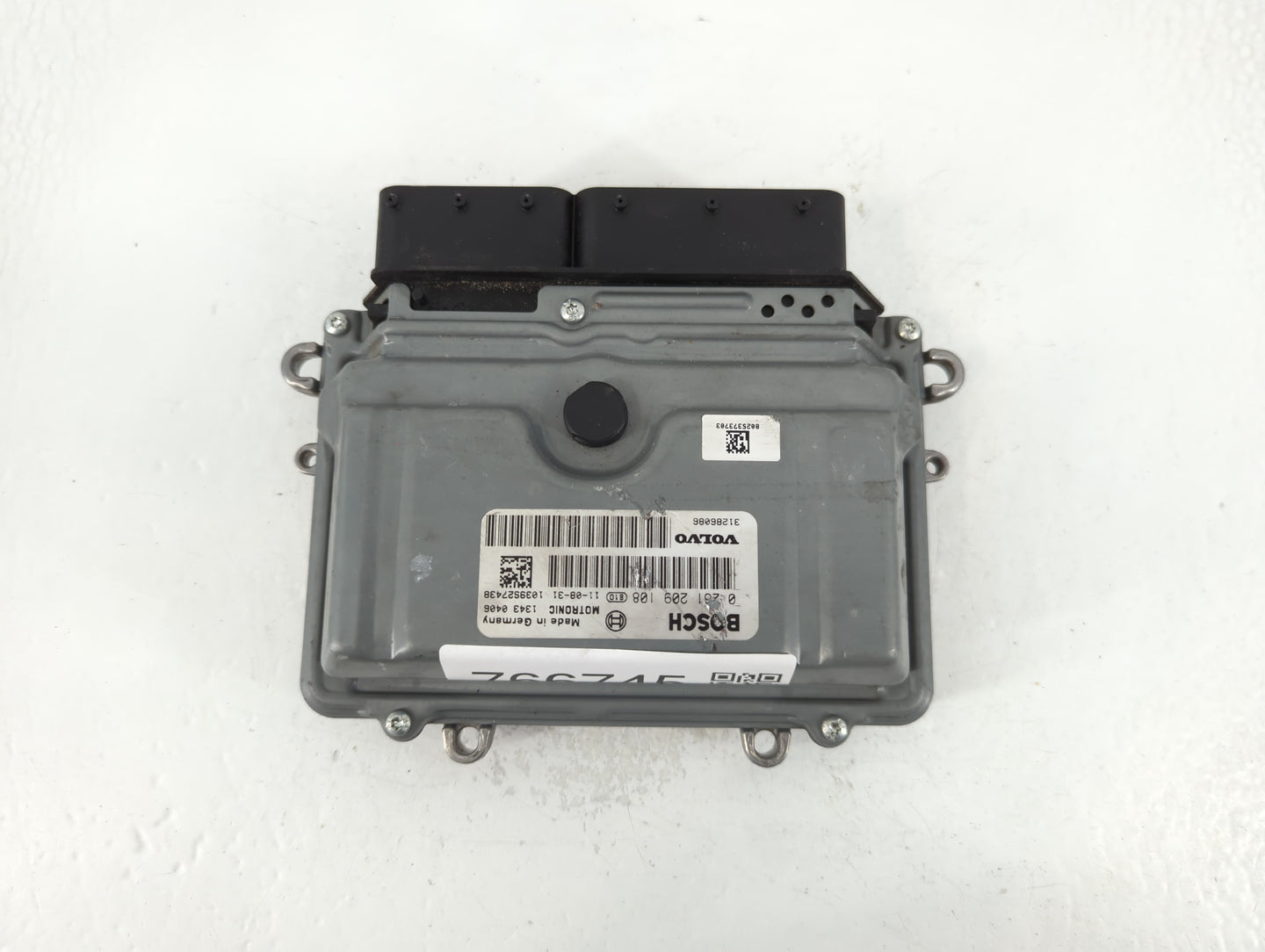 2012 Volvo S60 PCM Engine Control Computer ECU ECM PCU OEM P/N:1343 0406 31286086 Fits OEM Used Auto Parts - Oemusedautopart