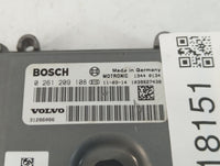 2012 Volvo S60 PCM Engine Control Computer ECU ECM PCU OEM P/N:0 261 209 108 Fits OEM Used Auto Parts - Oemusedautoparts1.co