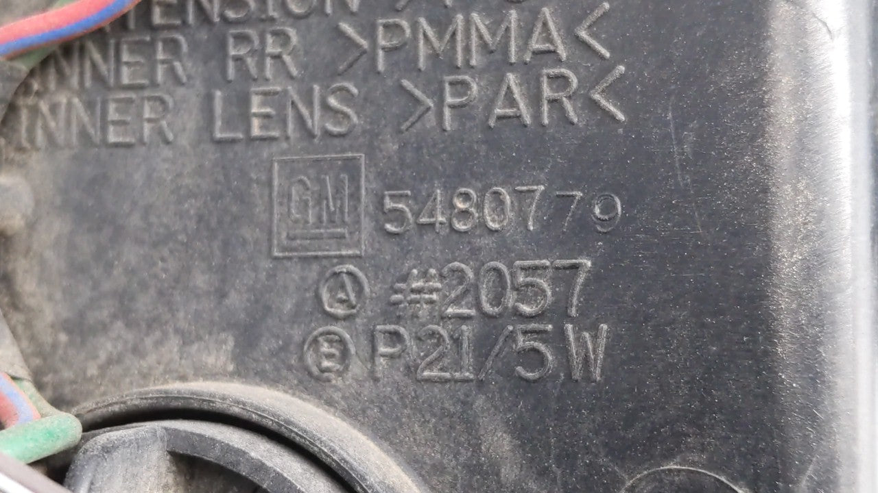 2012 Volvo S60 Tail Light Assembly Passenger Right OEM P/N:30796268 Fits Fits 2014 2015 2016 2017 2018 OEM Used Auto Parts -