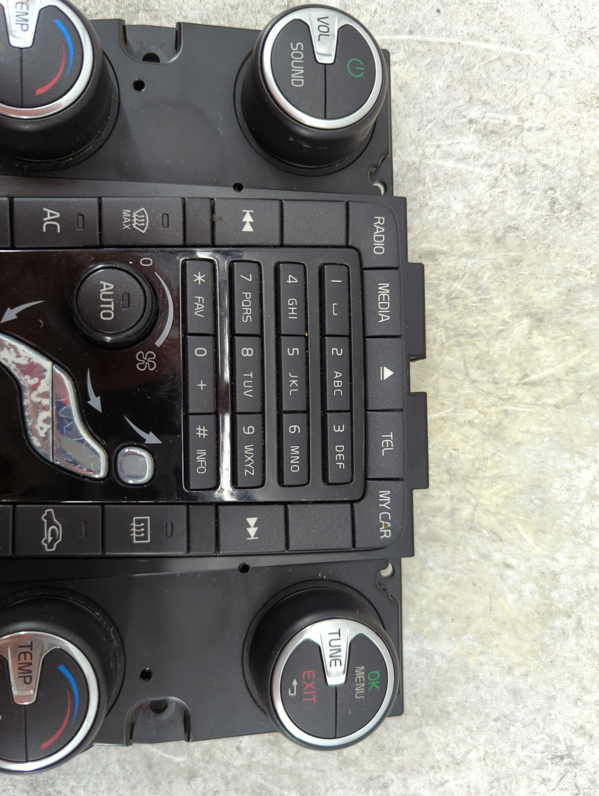 2012 Volvo S80 Climate Control Module Temperature AC/Heater Replacement P/N:30795271 M4434500190, 11W43E-05, SN200040 2029 F