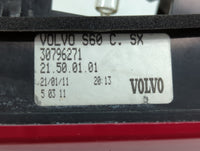 2013 Volvo V60 Tail Light Assembly Driver Left OEM P/N:30796271 Fits Fits 2011 2012 2014 2015 2016 2017 2018 OEM Used Auto P