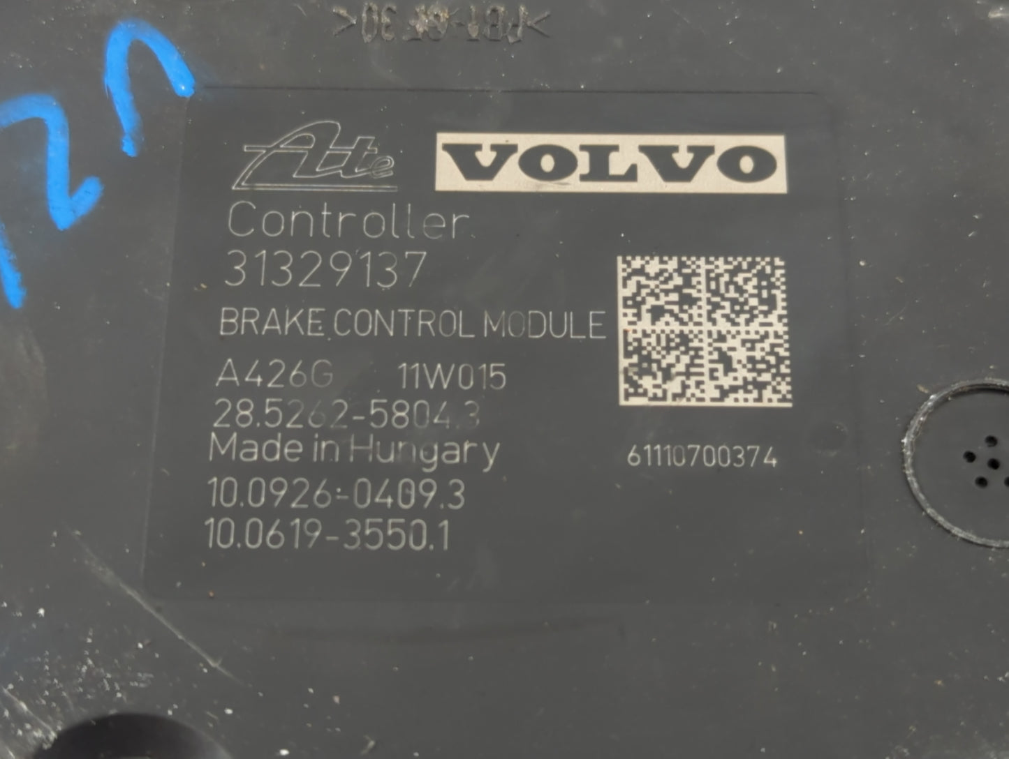 2013-2015 Volvo V60 ABS Pump Control Module Replacement P/N:31329137 Fits Fits 2011 2012 2013 2014 2015 2016 OEM Used Auto P