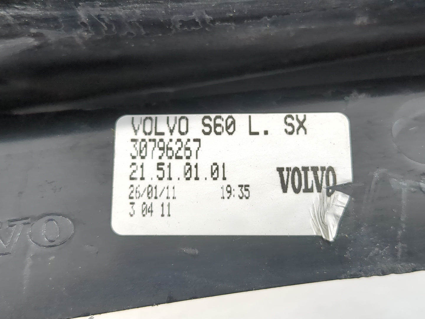 2013 Volvo V60 Tail Light Assembly Driver Left OEM P/N:30796267 Fits Fits 2012 2014 2015 2016 2017 OEM Used Auto Parts - Oem