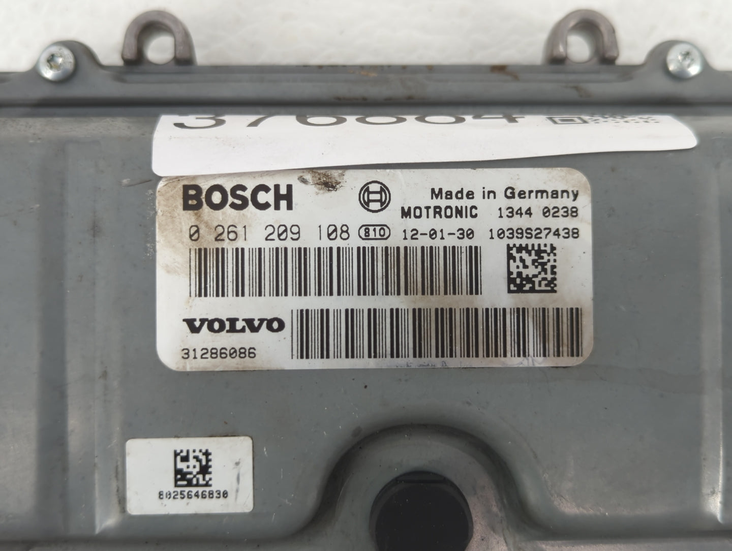 2012 Volvo V60 PCM Engine Control Computer ECU ECM PCU OEM P/N:0 261 209 563 0 261 209 108, 31286086, 1343 0003 Fits OEM Use