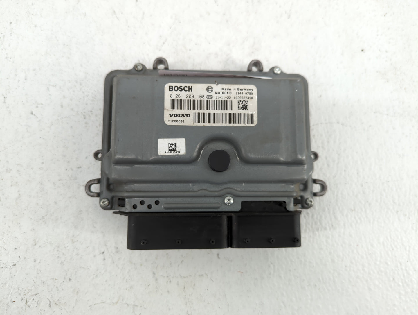 2012 Volvo V60 PCM Engine Control Computer ECU ECM PCU OEM P/N:1344 0798 0 261 209 563, 0 261 209 108, 31286086, 1343 0003 F