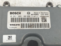 2012 Volvo V60 PCM Engine Control Computer ECU ECM PCU OEM P/N:1344 0798 0 261 209 563, 0 261 209 108, 31286086, 1343 0003 F