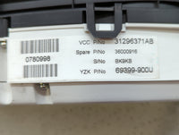 2012 Volvo V60 Instrument Cluster Speedometer Gauges P/N:31343326AA 31296371AB Fits Fits 2011 2013 2014 OEM Used Auto Parts 
