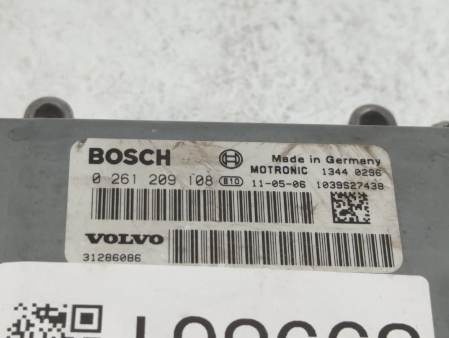 2012 Volvo V60 PCM Engine Control Computer ECU ECM PCU OEM P/N:1344 0798 0 261 209 563, 0 261 209 108, 31286086, 1343 0003 F