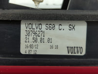 2013 Volvo V60 Tail Light Assembly Driver Left OEM P/N:30796271 Fits Fits 2011 2012 2014 2015 2016 2017 2018 OEM Used Auto P