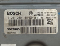 2012 Volvo V60 PCM Engine Control Computer ECU ECM PCU OEM P/N:1344 0576 1344 0798, 0 261 209 563, 0 261 209 108, 1343 0003 