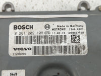 2012 Volvo V60 PCM Engine Control Computer ECU ECM PCU OEM P/N:1344 0576 1344 0798, 0 261 209 563, 0 261 209 108, 1343 0003 