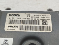 2012 Volvo V60 PCM Engine Control Computer ECU ECM PCU OEM P/N:31286086 Fits OEM Used Auto Parts - Oemusedautoparts1.com