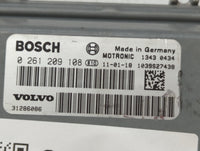 2012 Volvo V60 PCM Engine Control Computer ECU ECM PCU OEM P/N:31286086 Fits OEM Used Auto Parts - Oemusedautoparts1.com