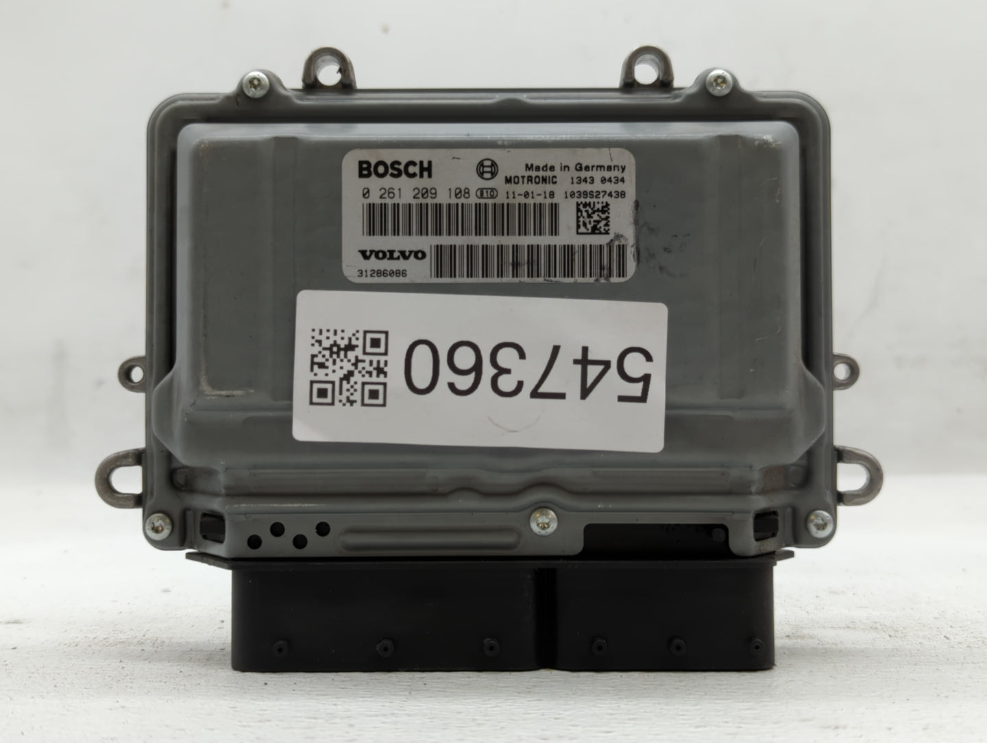 2012 Volvo V60 PCM Engine Control Computer ECU ECM PCU OEM P/N:31286086 Fits OEM Used Auto Parts - Oemusedautoparts1.com