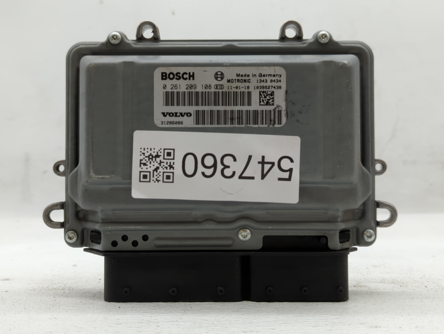 2012 Volvo V60 PCM Engine Control Computer ECU ECM PCU OEM P/N:31286086 Fits OEM Used Auto Parts - Oemusedautoparts1.com