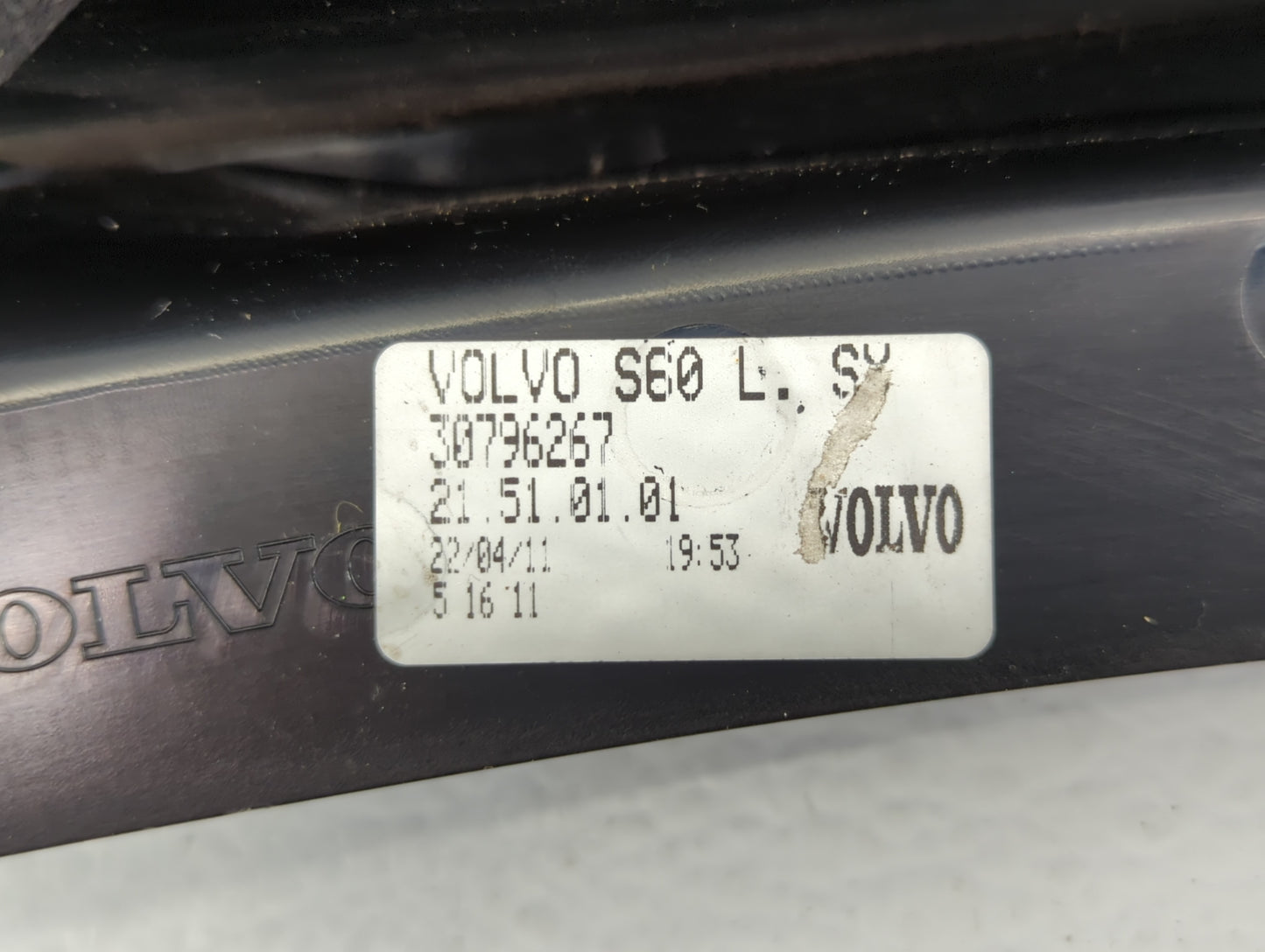 2013 Volvo V60 Tail Light Assembly Driver Left OEM P/N:30796267 Fits Fits 2011 2012 2014 2015 2016 2017 2018 OEM Used Auto P