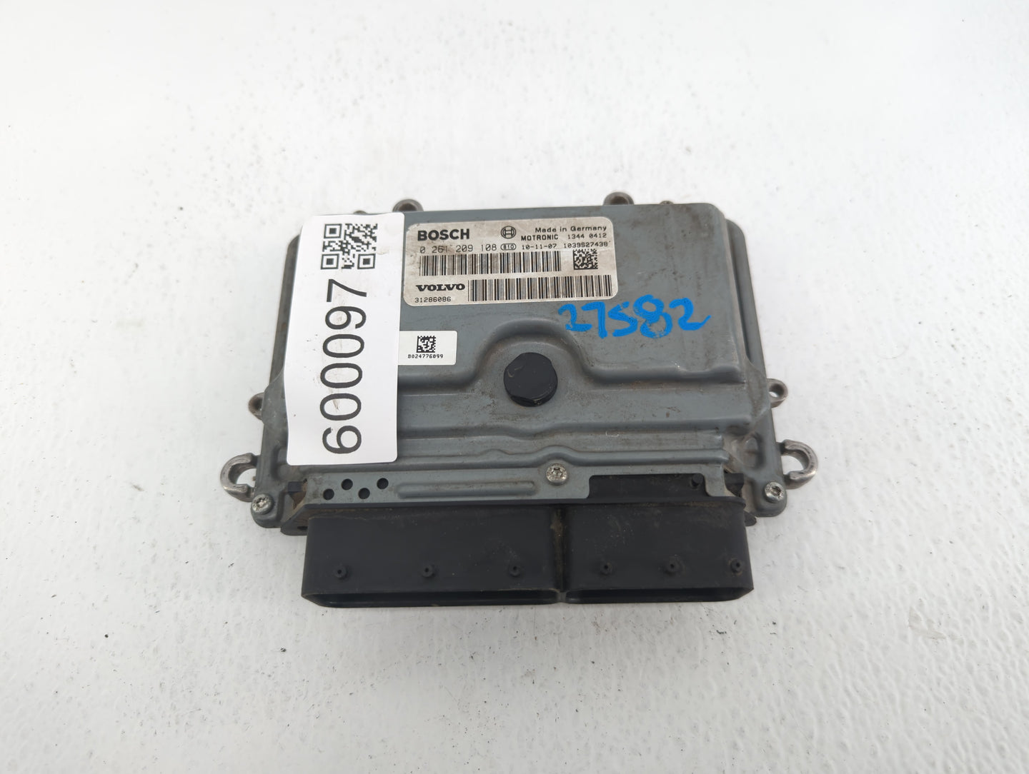 2012 Volvo V60 PCM Engine Control Computer ECU ECM PCU OEM P/N:0 261 209 108 Fits OEM Used Auto Parts - Oemusedautoparts1.co
