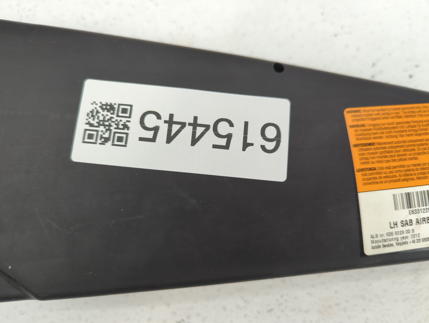 2013-2018 Volvo V60 Air Bag Driver Left Steering Wheel Mounted P/N:31271167 Fits Fits 2011 2012 2013 2014 2015 2016 2017 201