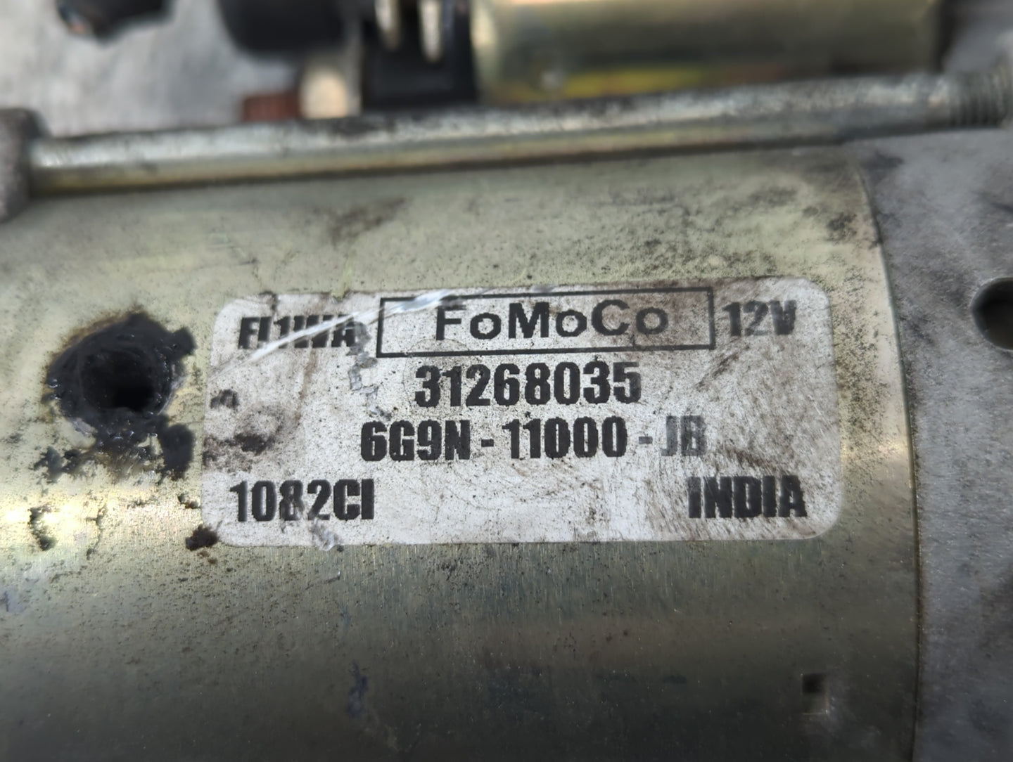 2012 Volvo V60 Car Starter Motor Solenoid OEM P/N:6G9N-11000-JB Fits OEM Used Auto Parts - Oemusedautoparts1.com