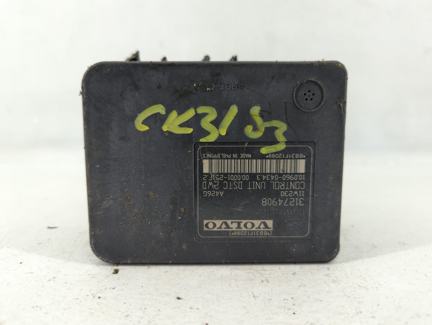 2009-2010 Volvo V70 ABS Pump Control Module Replacement P/N:31274907 Fits Fits 2008 2009 2010 2011 2012 2013 OEM Used Auto P