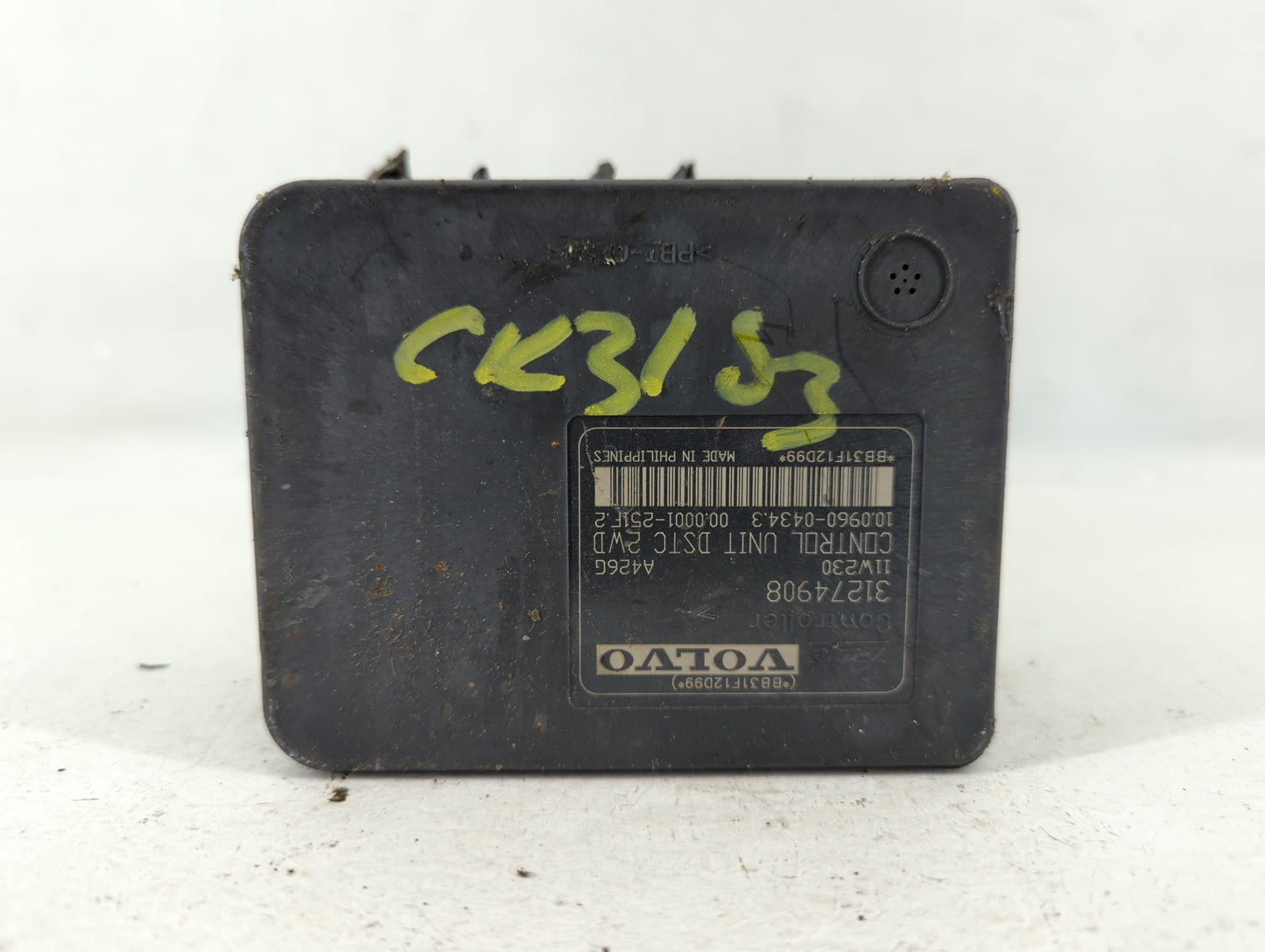 2009-2010 Volvo V70 ABS Pump Control Module Replacement P/N:31274907 Fits Fits 2008 2009 2010 2011 2012 2013 OEM Used Auto P