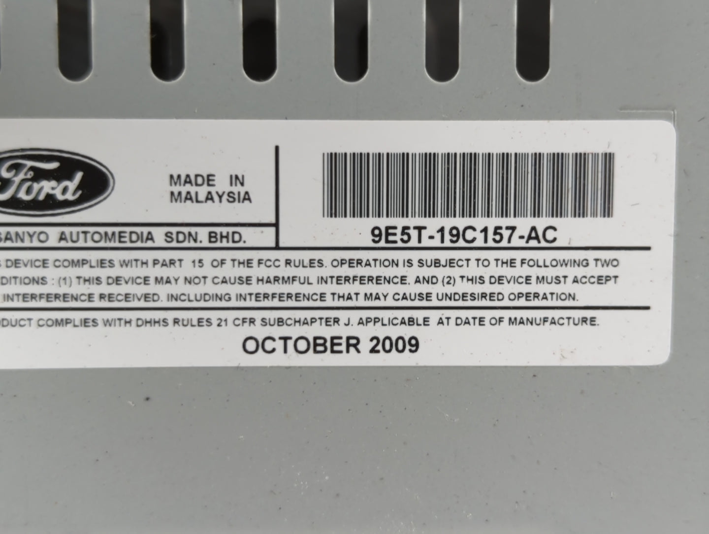 2010-2010 Mercury Milan Undefined - Oemusedautoparts1.com