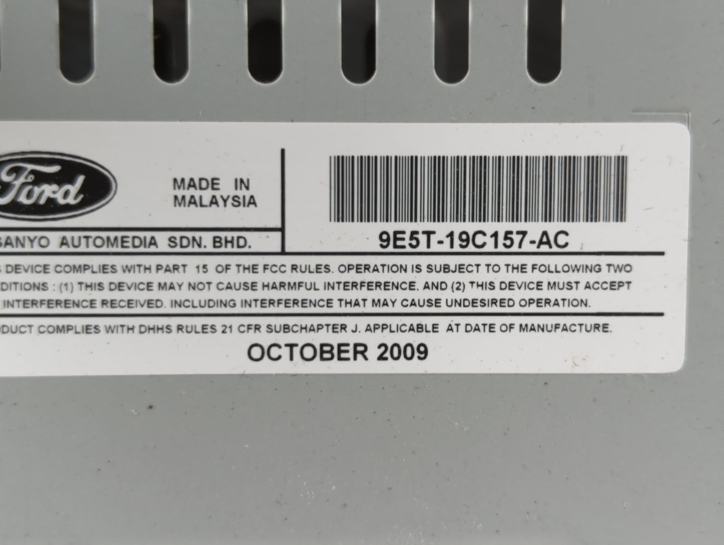 2010-2010 Mercury Milan Undefined - Oemusedautoparts1.com